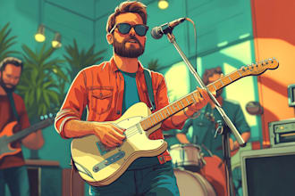 design your album cover or cartoon album cover artwork