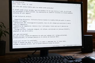un texto de alta conversion para tu sitio web