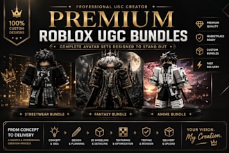 create custom roblox ugc avatar bundles and character sets