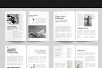 magazine and report design