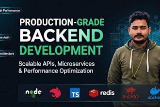 develop nestjs backend with redis and bullmq queues