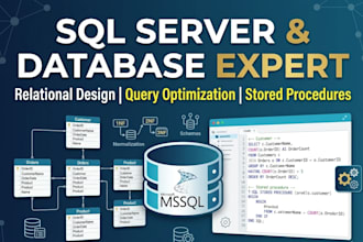 design relational database schemas and write sql queries