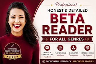 offer inline comment double beta read critique manuscript novel romance fantasy