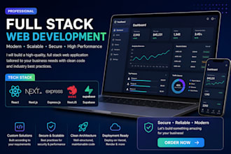 build full stack website