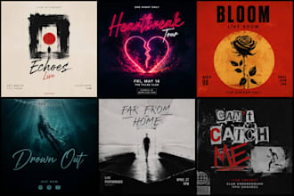 a stunning album, mixtape, or single cover with 3d mockup
