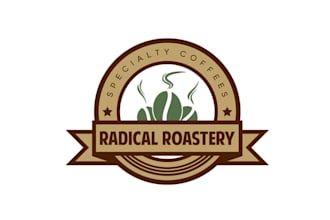 design fair direct trade coffee roaster logo