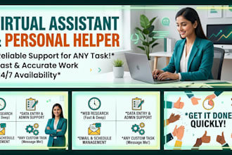 be your virtual assistant and personal helper for any task