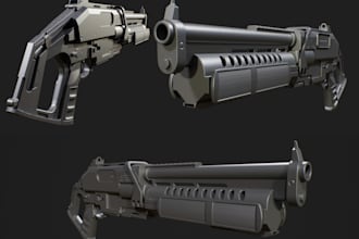 create realistic 3d props and assets