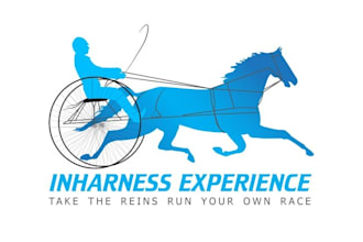 design vibrant horse racing experience logo