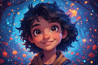 turn yourself a marvelous disney cartoon portrait artwork