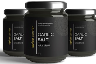 create professional product label design