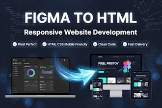 convert figma to HTML CSS bootstrap responsive website