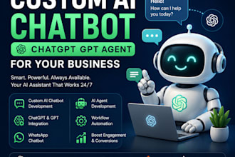 develop custom ai chatbot chatgpt gpt agent for your business