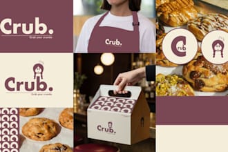 design brand logo, brand identity design and branding kit
