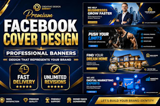 design professional facebook cover and banner
