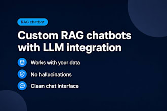 build a custom rag chatbot with llm integration for your business