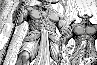 create comics and manga pannel