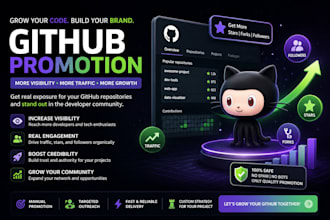 promote your github repository