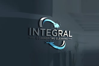 design wash fresh cleaning company logo