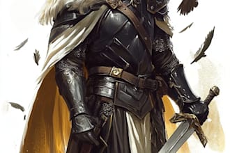 fantasy character and dnd character