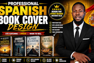 design professional spanish book covers for amazon KDP and ebooks