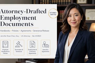 draft an attorney reviewed termination letter, severance, or release agreement