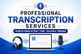 transcribe audio and video into text with high accuracy