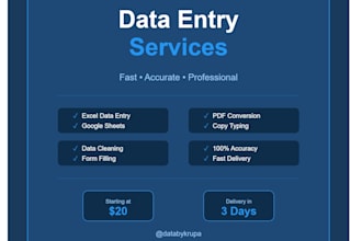do fast and accurate data entry in excel and google sheets