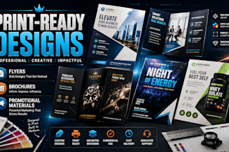 design custom print ready flyers brochures and promotional materials
