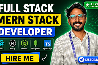 build unique website as full stack website