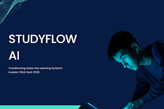 create clean investor pitch decks and business presentations