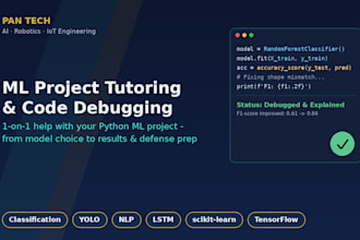 tutor you on your python machine learning project