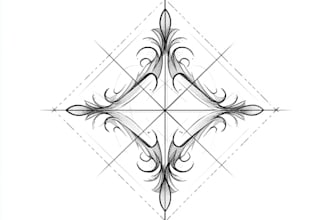 design a delicate fine line tattoo lettering