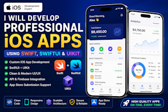 develop a professional ios app using swift, swiftui, and uikit