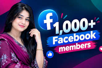buy 1,000 facebook members organically