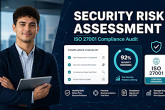 perform a cybersecurity risk assessment and iso 27001 audit for your business