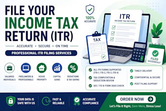 file your itr for salary, freelancer, and business income