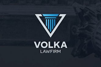 do logo for legal, lawyer, attorney and law firm with copyrights
