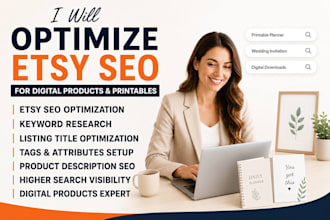 optimize etsy SEO for digital products and printables
