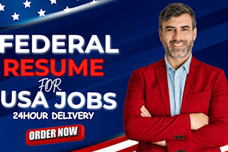 write a federal resume for usajobs and government jobs
