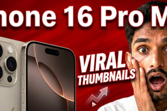 design catchy youtube thumbnails in 24 hours