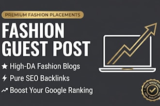 publish a fashion guest post with high fashion backlinks