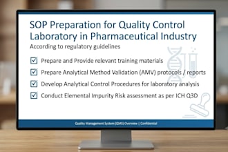 prepare standard operating procedures