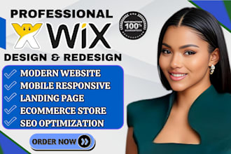 wix website redesign wix website design wix business website wix development