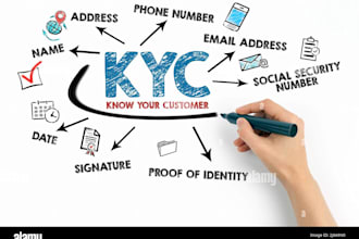 help with any account and website kyc