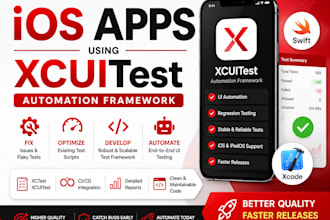 fix, optimize, develop, automate ios apps using xcuitest automation framework