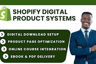 setup shopify digital store downloads ebooks pdfs templates etsy store filemonk