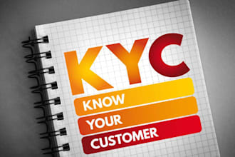 review kyc and onboarding documents for completeness kyc compliance for websites