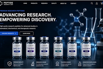 build peptide website fda compliant  peptide website woocommerce peptide website