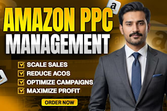 be your amazon PPC manager and optimize amazon ads